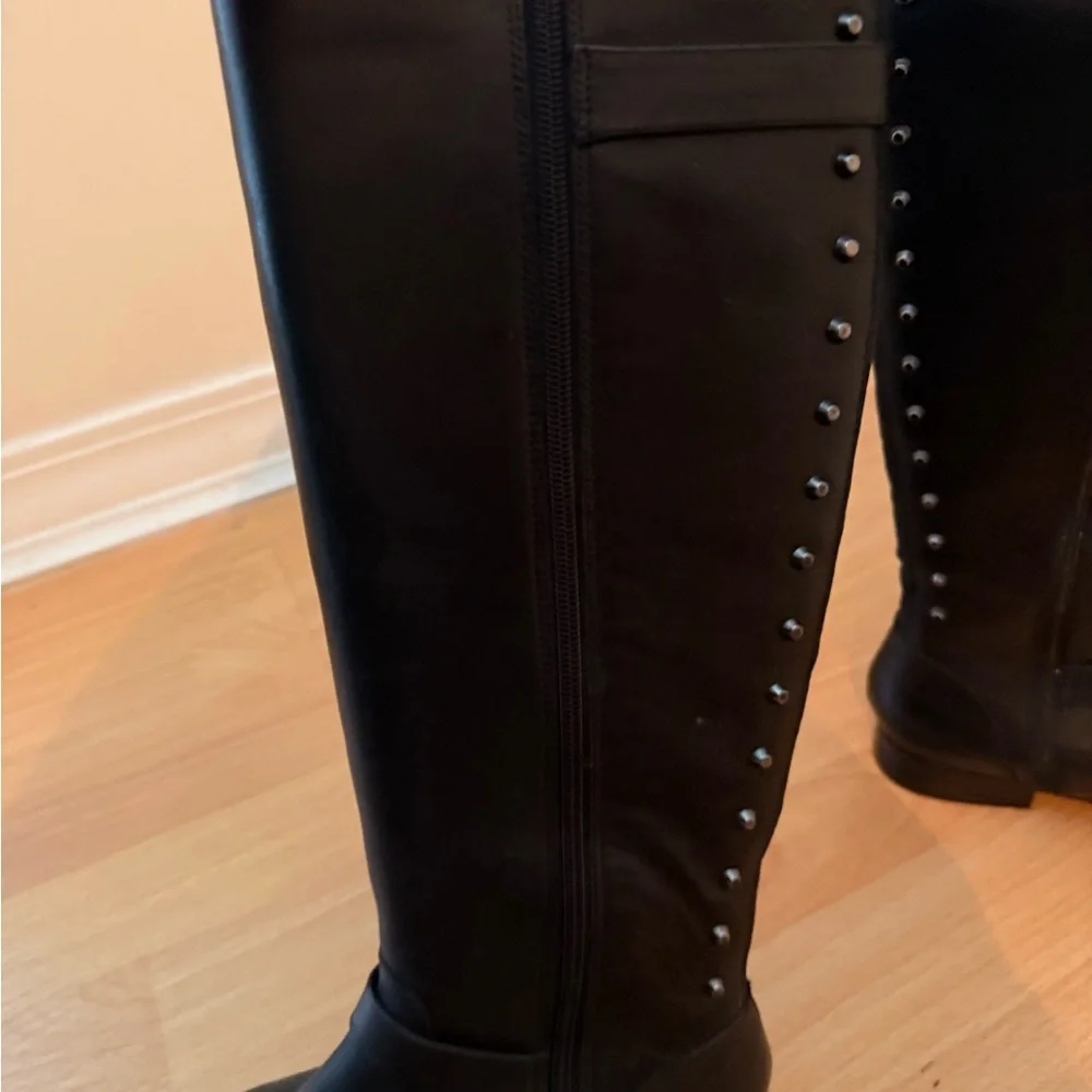 Alex Marie Black Knee-High Women's Boots